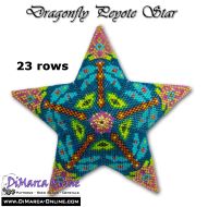 Tutorial 23 rows - Dragonfly 3D Peyote Star + Basic Tutorial Little 3D Peyote Star (download link per e-mail)