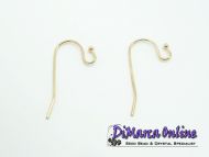 Earring Hooks Rose Gold Plated - 5 pair