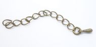 Extension Chain 5.5x3.5 mm Antique Bronze Plated - 5 x