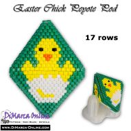 Tutorial 17 rows - Easter Chick 3D Peyote Pod + Basic Tutorial (download link per e-mail)