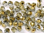 FP04 Crystal Amber (Gold) 4 mm Fire Polished - 100 x