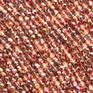 FP03 Crystal Sunset 3 mm Fire Polished - 100 x