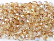 FP04 Crystal Rainbow Brown 4 mm Fire Polished - 100 x