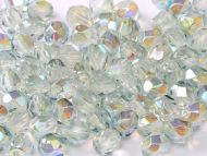 FP04 Crystal Rainbow Blue 4 mm Fire Polished - 100 x