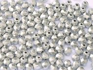 FP04 Silver Satin 4 mm Fire Polished - 100 x