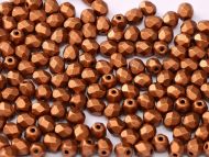 FP03 Dark Copper Satin 3 mm Fire Polished ~ 100 x