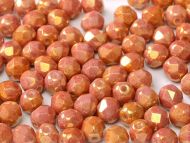 FP04 Chalk Red Lumi 4 mm Fire Polished - 100 x