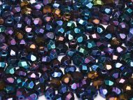 FP04 Iris Blue 4 mm Fire Polished - 100 x