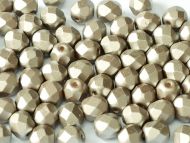 FP04 Pastel Pearl Coco 4 mm Fire Polished - 100 x