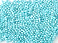 FP02 Pastel Pearl Turquoise 2 mm Fire Polished - 5 grams
