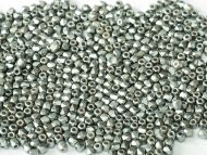 FP03 Pastel Pearl Silver 3 mm Fire Polished - 100 x