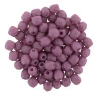 FP03 Opaque Silk Matt Mauve Violet 3 mm Fire Polished - 50 x