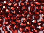 FP03 Heavy Metal Garnet 3 mm Fire Polished - 100 x