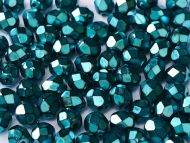 FP03 Heavy Metal Teal 3 mm Fire Polished - 100 x