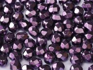 FP03 Heavy Metal Dark Magenta 3 mm Fire Polished - 100 x