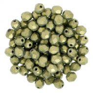 FP03 Polychrome Olivine 3 mm Fire Polished - 100 x