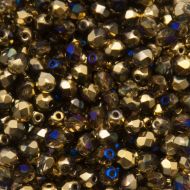 FP04 California Blue 4 mm Fire Polished - 100 x