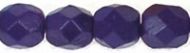FP04 Coated Opaque Tanzanite 4 mm Fire Polished - 100 x