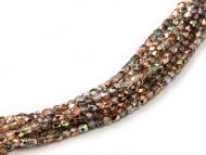 FP02 Crystal Rainbow Copper 2 mm Fire Polished - 5 grams