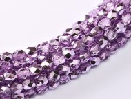 FP04 Metallic Ice Crystal Lilac 4 mm Fire Polished - 120 x