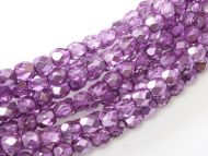 FP03 Metallic Ice Crystal Purple 3 mm Fire Polished