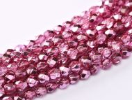 FP04 Metallic Ice Crystal Rose 4 mm Fire Polished - 120 x