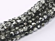 FP04 Metallic Ice Crystal Anthracite 4 mm Fire Polished - 120 x