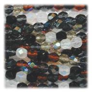 FP04 Mix Pebblestone 4 mm Fire Polished - 100 x