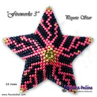 Tutorial 11 rows - Fireworks 3 - 3D Peyote Star + Basic Tutorial Little 3D Peyote Star (download link per e-mail)