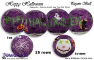 Tutorial 15 rows - Happy Halloween Peyote Ball incl. Basic Tutorial (download link per e-mail)