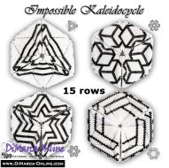Tutorial 15 rows - Impossible Kaleidocycle + Basic Tutorial (download link per e-mail) - NEW format