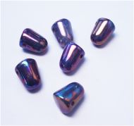 G10-01000/15781 Iris Purple Opal Gumdrops 7x10 mm - 12 x