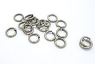 Jump Rings 4 mm Antique Bronze Plated - 10 grams