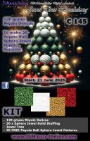 * Jewel Tree Beadalong KIT * - DiMarca-Online Facebook Peyote Ball Beadalong 2025