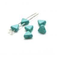 KH-29569 Opaque Silk Matt Turquoise Kheops par Puca * BUY 1 - GET 1 FREE *