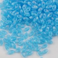 LMA-0148FR Matte Transparent Rainbow Aqua (like DB0861) Magatama Long 4x7 mm Miyuki * BUY 1 - GET 1 FREE *