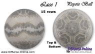 Tutorial 15 rows - Lace 1 Peyote Ball incl. Basic Tutorial (download link per e-mail)