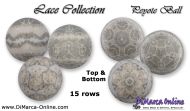 Tutorial 15 rows - Lace Collection (3 x) Peyote Ball incl. Basic Tutorial (download link per e-mail)