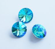 1122 Light Turquoise Glacier Blue Rivoli 14 mm Swarovski