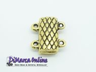 Magnetic Clasp 2 strands Antique Gold