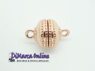 Magnetic Clasp 12 mm Oval Rose Gold