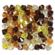 Mix Wheatberry 4 mm Bicone Preciosa