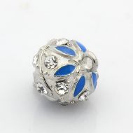 Magnetic Clasp Enamel Royal Blue 13 mm