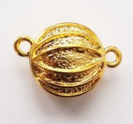 Magnetic Clasp Flat 16 mm Gold