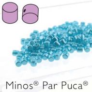 MIN-25019 Pastel Pearl Turquoise Minos par Puca * BUY 1 - GET 1 FREE *