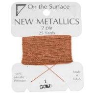 Copper Metallic Thread On the Surface New Metallics