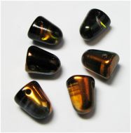 G10-00030/95300 Magic Copper Topaz Gumdrops 7x10 mm - 12 x