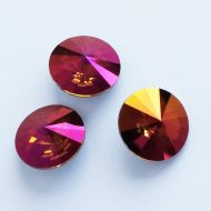 1122 Crystal Mahogany Rivoli 14 mm Swarovski