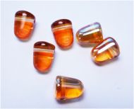 G10-00030/29121 Crystal Medium Apricot Gumdrops 7x10 mm - 12 x