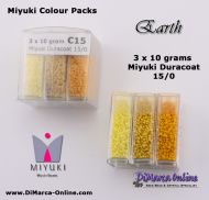 *15-MCP6 Earth Duracoat Opaque Colour Pack 15/0 Miyuki 